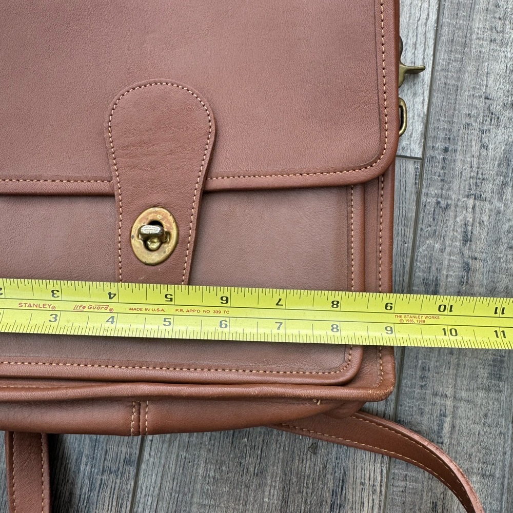 Coach vintage crossbody saddle leather bag - Picture 11 of 16